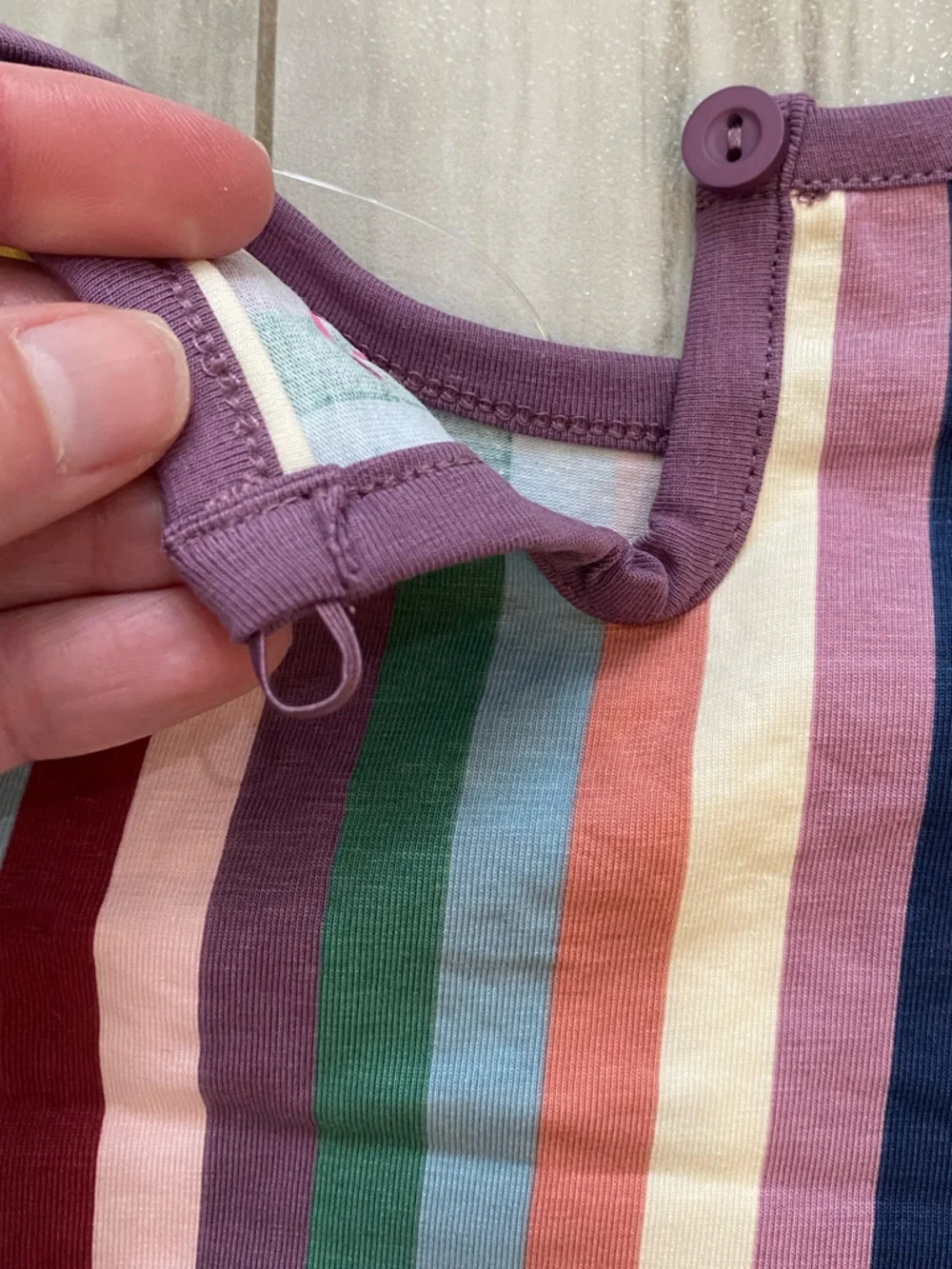 NWT RuffleButts Enchanted Rainbow Stripe Long Sleeve Top & Jogger Set girls 3-6M
